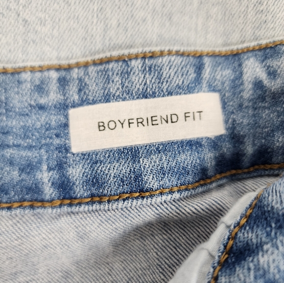 Judy Blue Jeans Women Boyfriend Fit Distressed Stretch Light Wash Size 22W - Picture 4 of 15